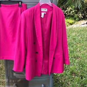 Magenta Suit set
